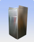 Pattumiera metallica in ACCIAIO INOX - conforme a HACCP