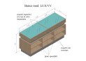 Banco cassa mod. LUX