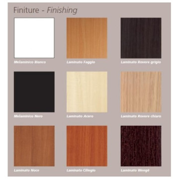 Vetrina mod. EASY con mobile legno - E6M2A