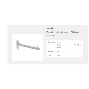 BRACCIO DRITTO DA MURO