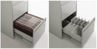 Classificatore metallico verticale a 3 cassetti