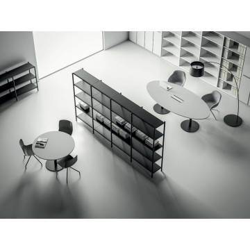 TAVOLO RIUNIONI OVALE mod. TREKO