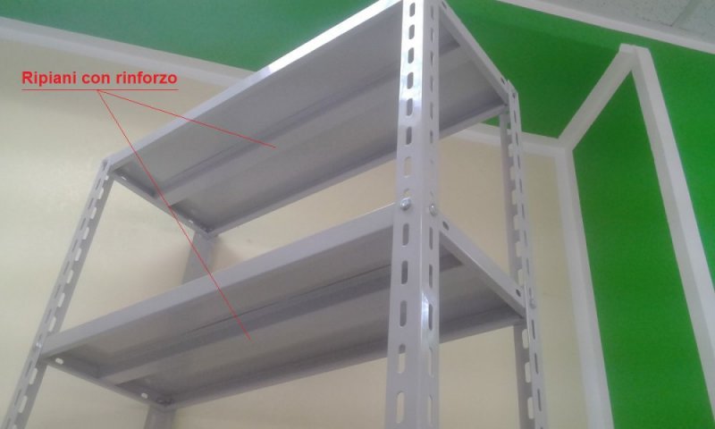 SCAFFALI A BULLONE IN ACCIAIO INOX - Prodotti - Appia Office Roma