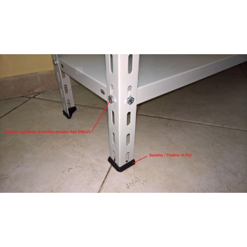 SCAFFALI A BULLONE GRIGIO CHIARO