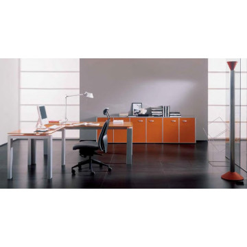 Scrivania Presidenziale KRISTALL piano vetro - BON