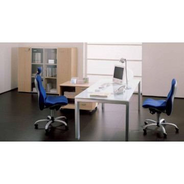 Scrivania Presidenziale KRISTALL piano vetro - BON