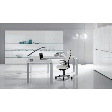 Scrivania Presidenziale VERTIGO piano laminato lucido - DV