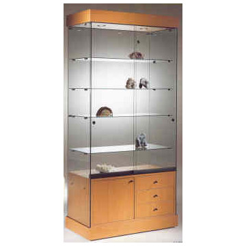 VETRINA ALTA CON MOBILE DI BASE mod. BASE NOVA