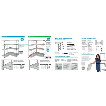 SCAFFALATURA A GANCIO ECO INOX