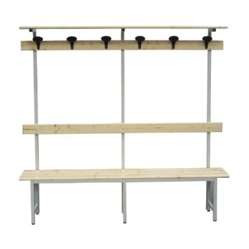 Panca spogliatoio con alzata