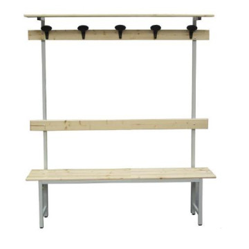 Panca spogliatoio con alzata