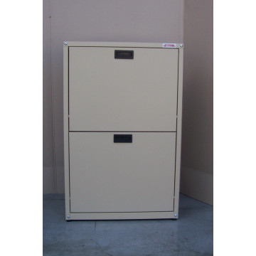 Armadio raccolta differenziata zincato a 4 secchi