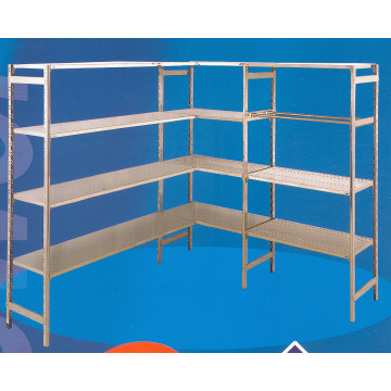 SCAFFALE A GANCIO in ACCIAIO INOX