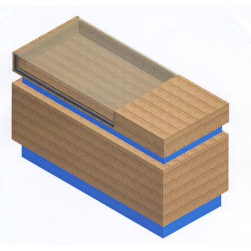 BANCO CASSA ESPOSITIVO mod. LUX/VL