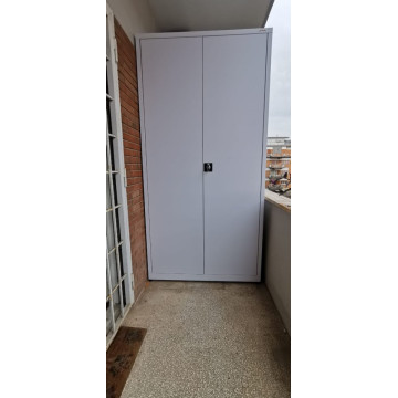 ARMADI DA BALCONE ZINCOPLASTIFICATI mod. TUTTO PIANI - H 180