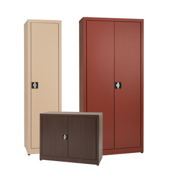 ARMADI DA BALCONE ZINCOPLASTIFICATI mod. TUTTO PIANI - H 200