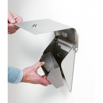 POSACENERE DA ESTERNO IN ACCIAIO INOX - CA