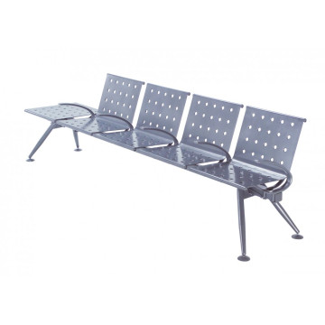 Panca d'attesa su barra mod. ULISSE - INOX