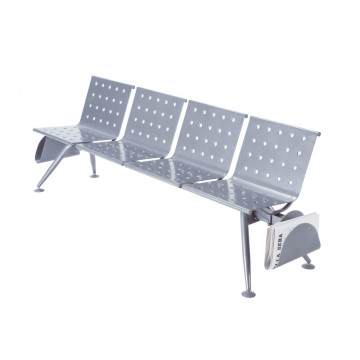 Panca d'attesa su barra mod. ULISSE - INOX