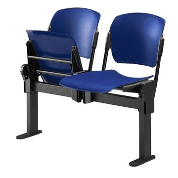 Panca d'attesa su barra con seduta ribaltabile mod. DOLLY