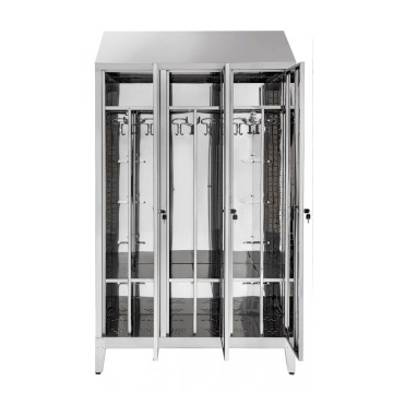 Armadi spogliatoio vers. SPORCO / PULITO mod. ACCIAIO INOX AISI  - 430 posti