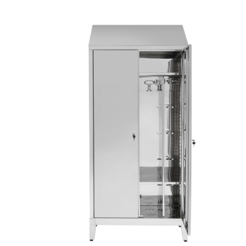 Armadio spogliatoio vers. SPORCO / PULITO mod. ACCIAIO INOX AISI 304 - 2 posti