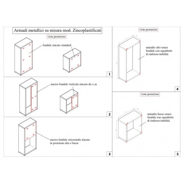 ARMADI METALLICI ZINCATI SU MISURA