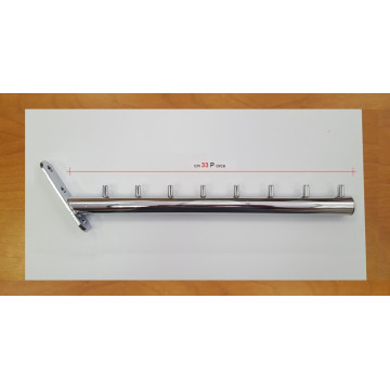 Crimagliera inclinata per parete.