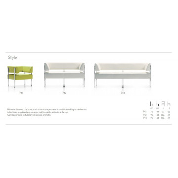 Poltrona d'attesa mod. STYLE