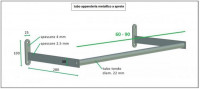 Barra appendiabiti per parete
