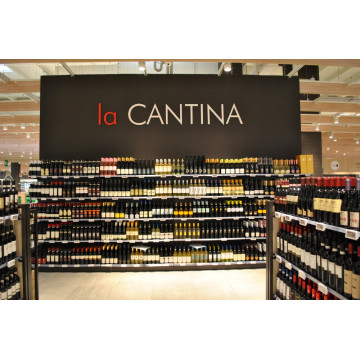 Scaffali metallici Market tipo murale a parete