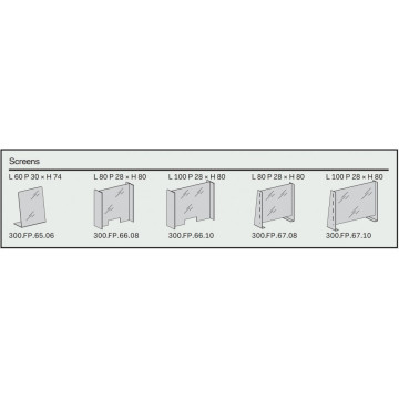 Schermi Parafiato Antibatterici mod.SCREEN - 6608/10