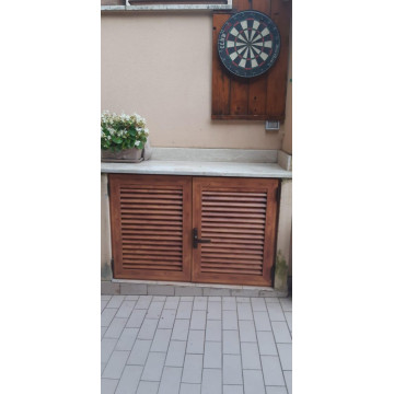 Sportelli sotto lavabo in Alluminio Anodizzato