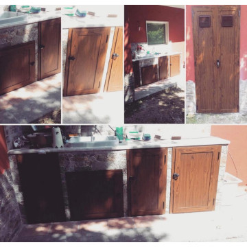 Sportelli sotto lavabo in Alluminio Anodizzato