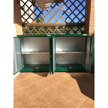 ARMADI DA BALCONE mod. ZINCOPLASTIFICATO versione  BASSA