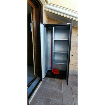 ARMADI DA BALCONE mod. ZINCOPLASTIFICATO versione PORTA SCOPE - H150