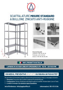 SCAFFALATURE A BULLONE IN ACCIAIO ZINCATO